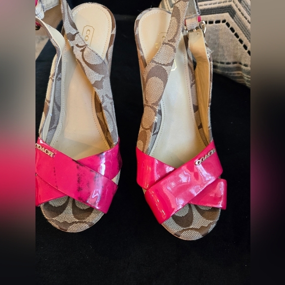 Coach wedges - Picture 1 of 8